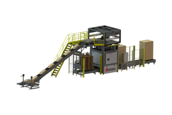 Render of a ST20 palletizer