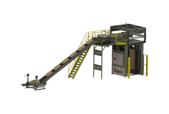Render of ST25 Palletizer