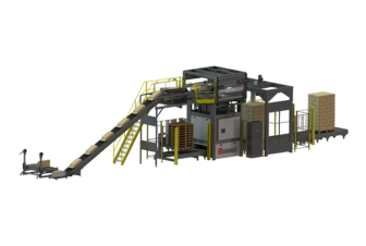 Render of ST40 Palletizer
