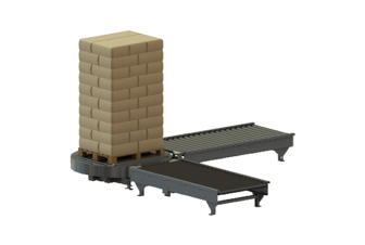 Render van draaistation