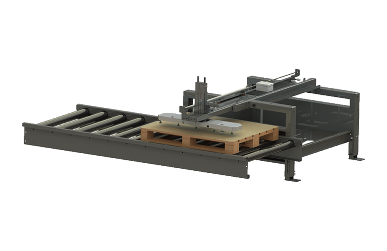 Render Slipsheet dispenser pre-cut