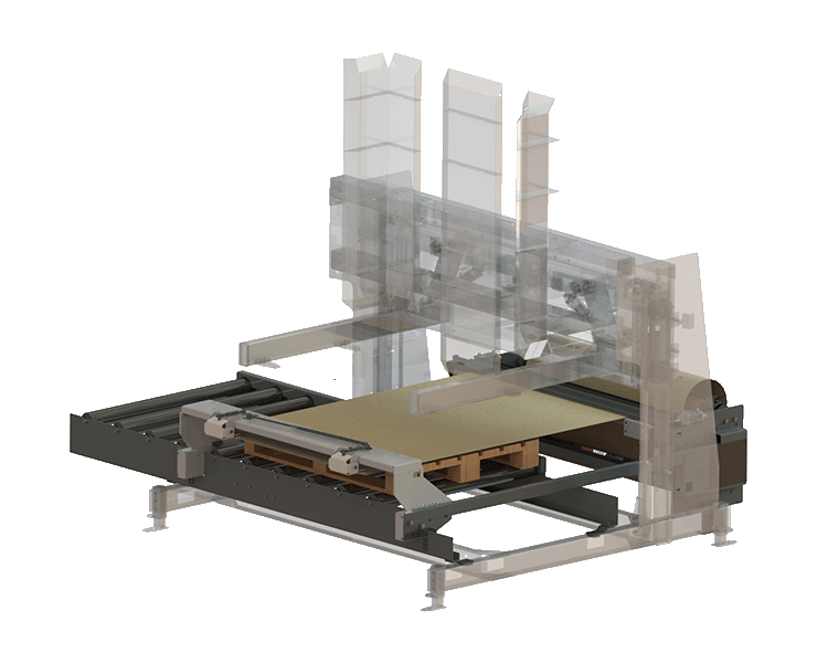 Render van slipsheet dispenser type roll
